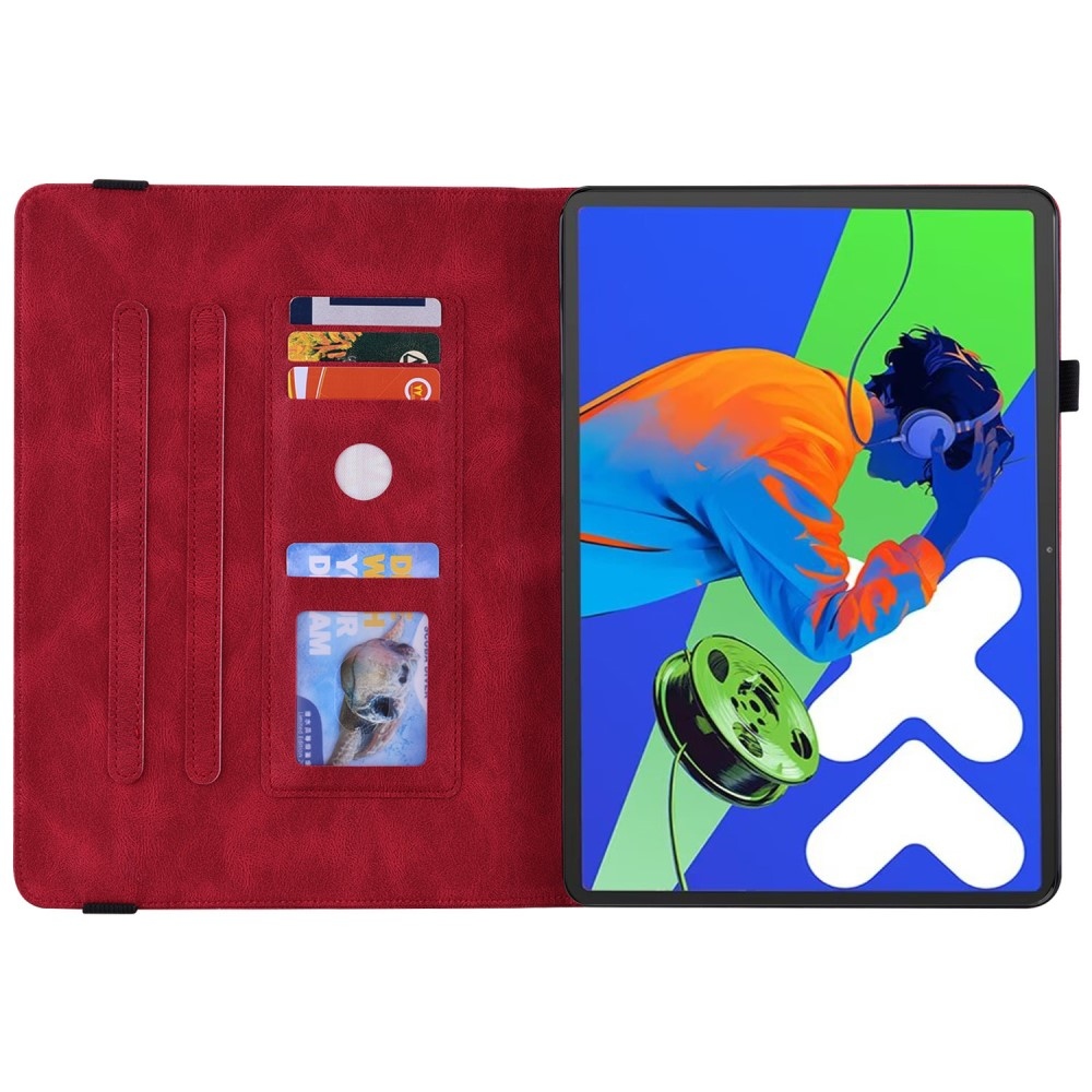 Butterfly zavírací pouzdro na tablet Lenovo Idea Tab Pro 12.7 - červené