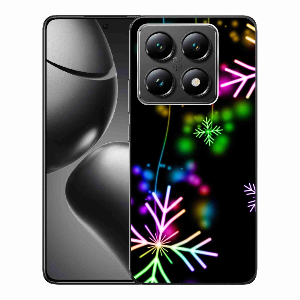 Gelový kryt mmCase na Xiaomi 14T - barevné vločky