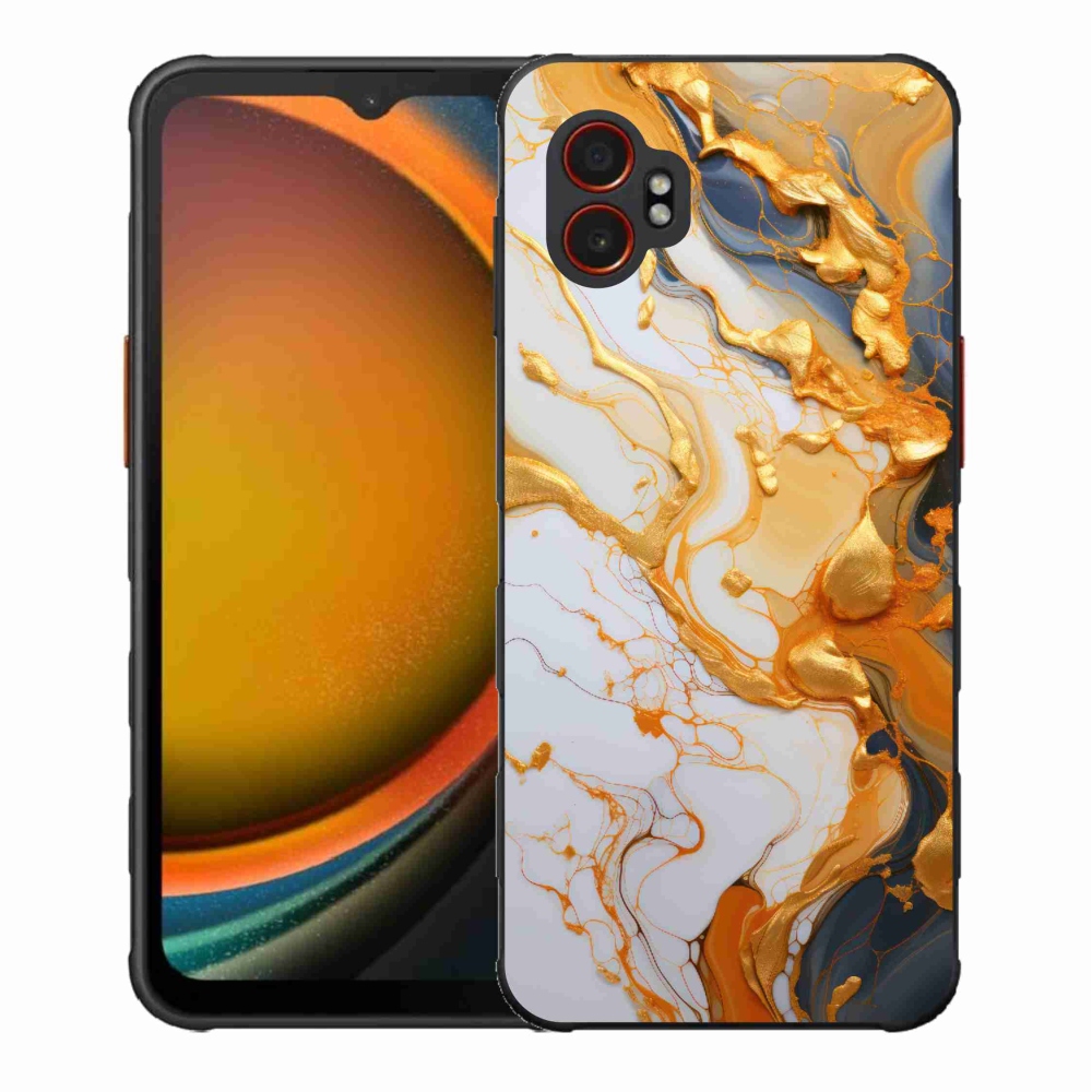 Gelový kryt mmCase na Samsung Galaxy Xcover 7 Pro - abstraktní motiv 6