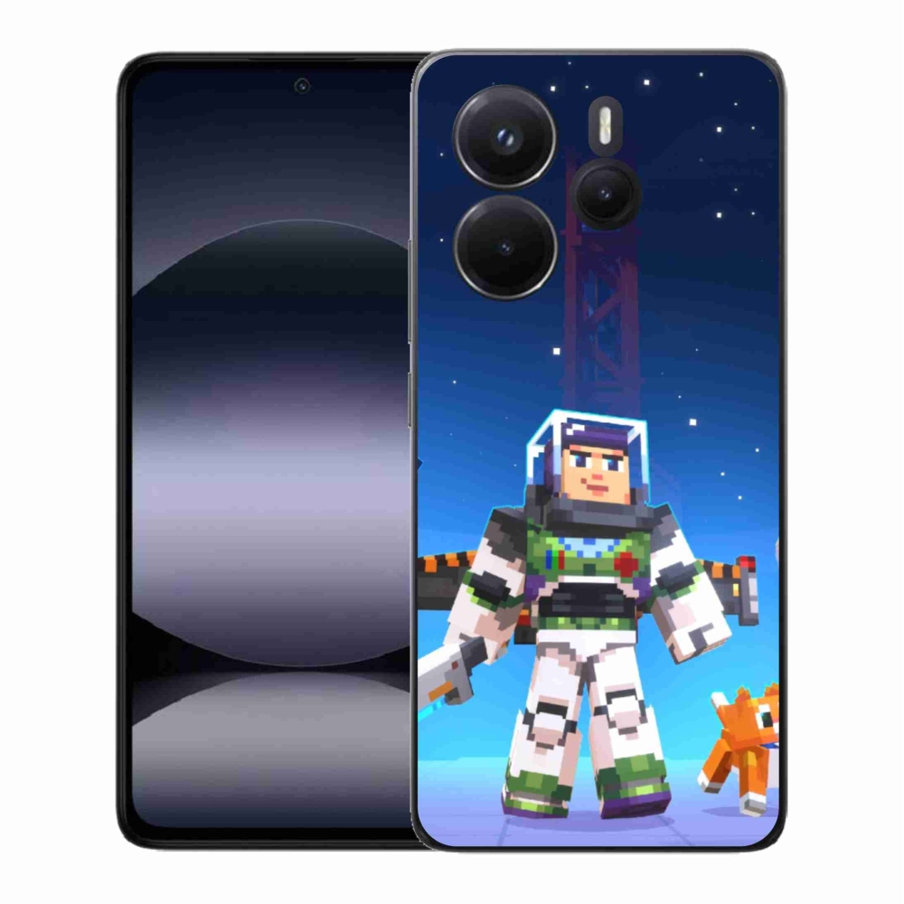 Gelový kryt mmCase na Xiaomi Redmi Note 14 - minecraft 2