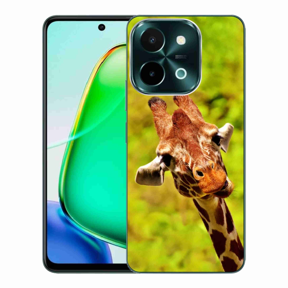 Gelový kryt mmCase na Vivo Y28 - žirafa