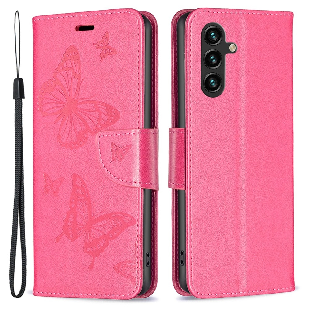 Butterfly knížkové pouzdro na Samsung Galaxy A35 5G - rose