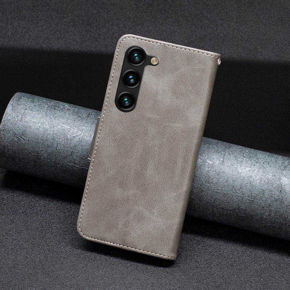 Case knížkové pouzdro na Samsung Galaxy S25+ - šedé