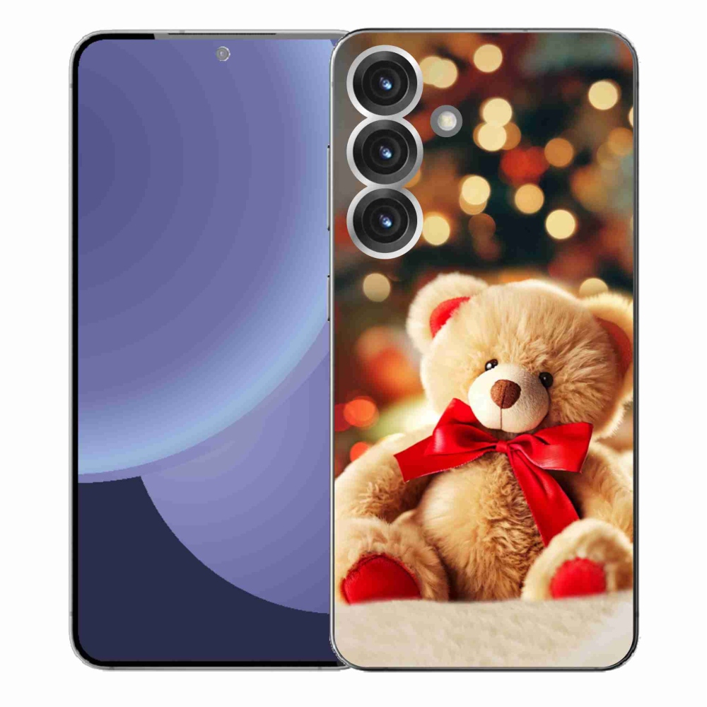 Gelový kryt mmCase na Samsung Galaxy S25+ - plyšový medvídek