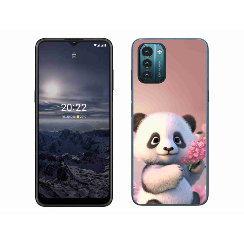 Gelový kryt mmCase na Nokia G11/G21 - roztomilá panda