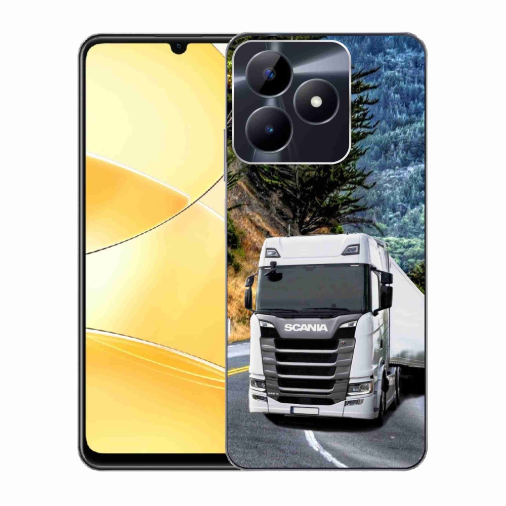 Gelový kryt mmCase na Realme C51/C53 - kamion 1