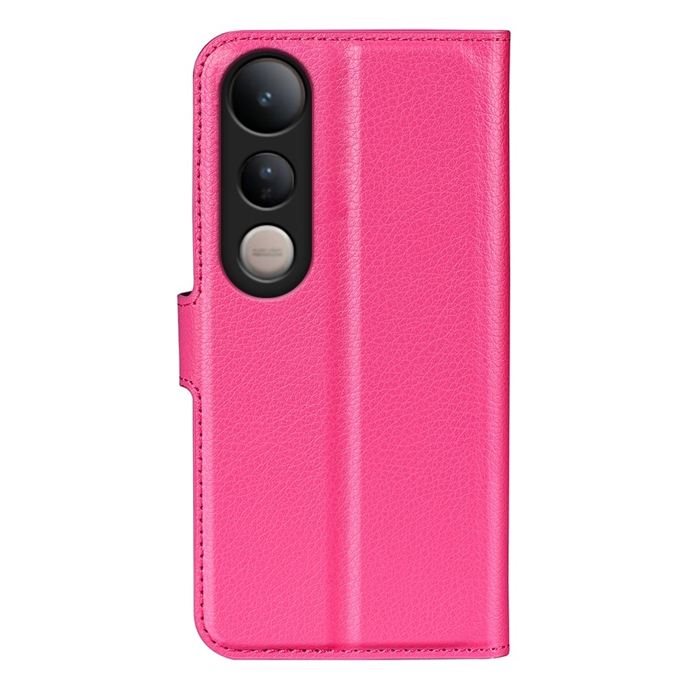 Litchi knížkové pouzdro na Vivo V50 Lite 4G/5G - rose