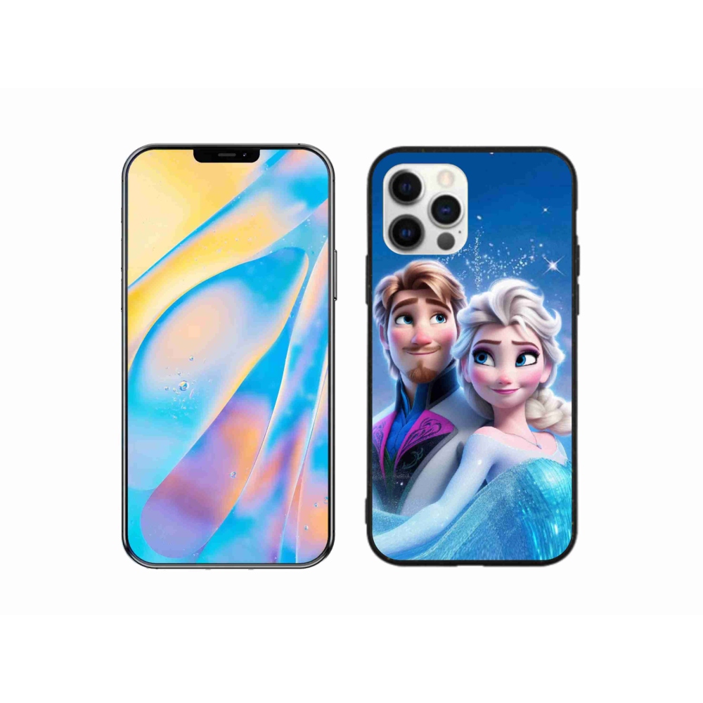 Gelový kryt mmCase na iPhone 12 - ledové království 1