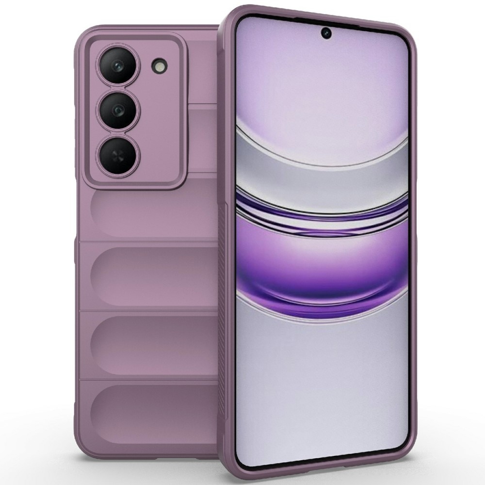 Rugg odolný gelový obal na Realme 14x 5G - světlefialový