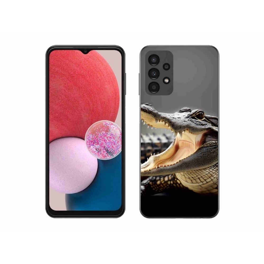 Gelový kryt mmCase na Samsung Galaxy A13 4G - krokodýl