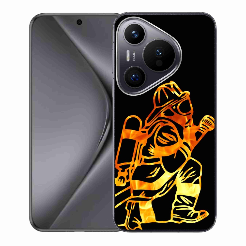 Gelový kryt mmCase na Huawei Pura 70 - hasič 1