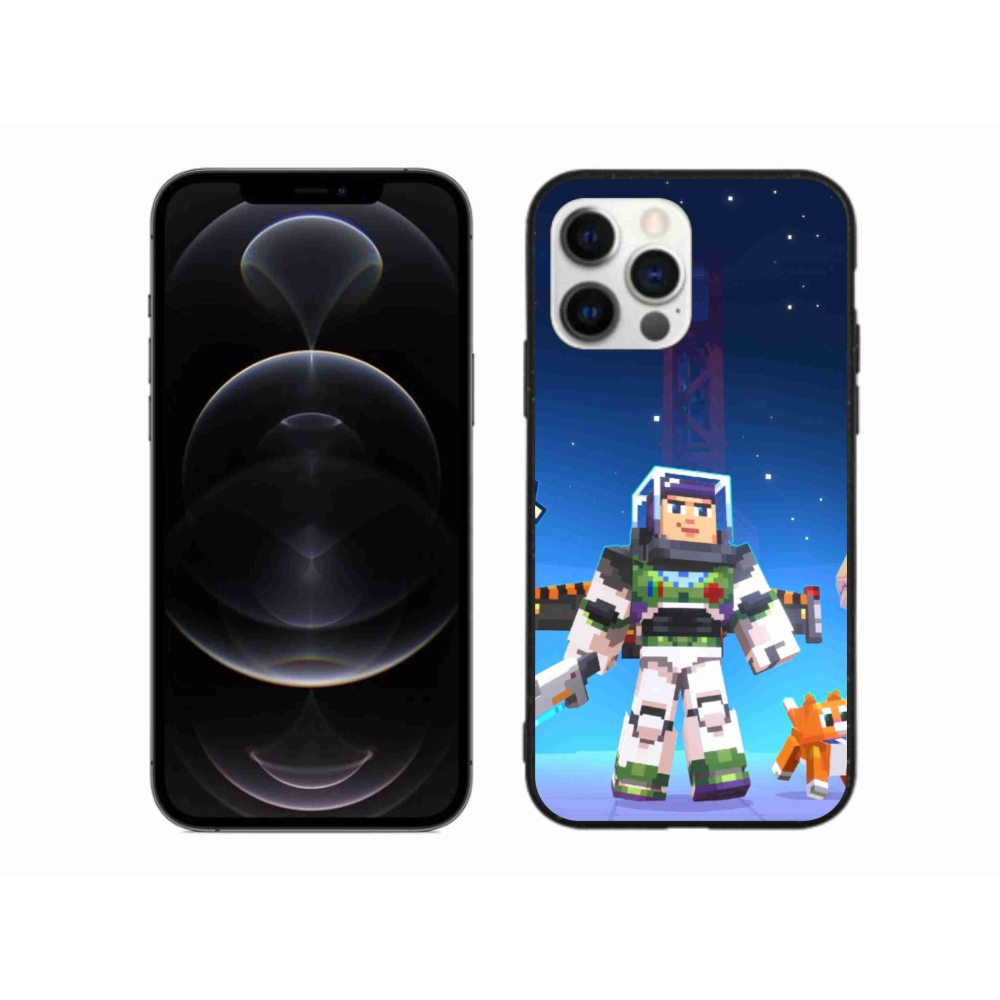 Gelový kryt mmCase na iPhone 12 Pro Max - minecraft 2