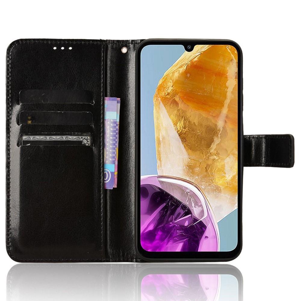Crazy knížkové pouzdro na Samsung Galaxy M15 5G - černé