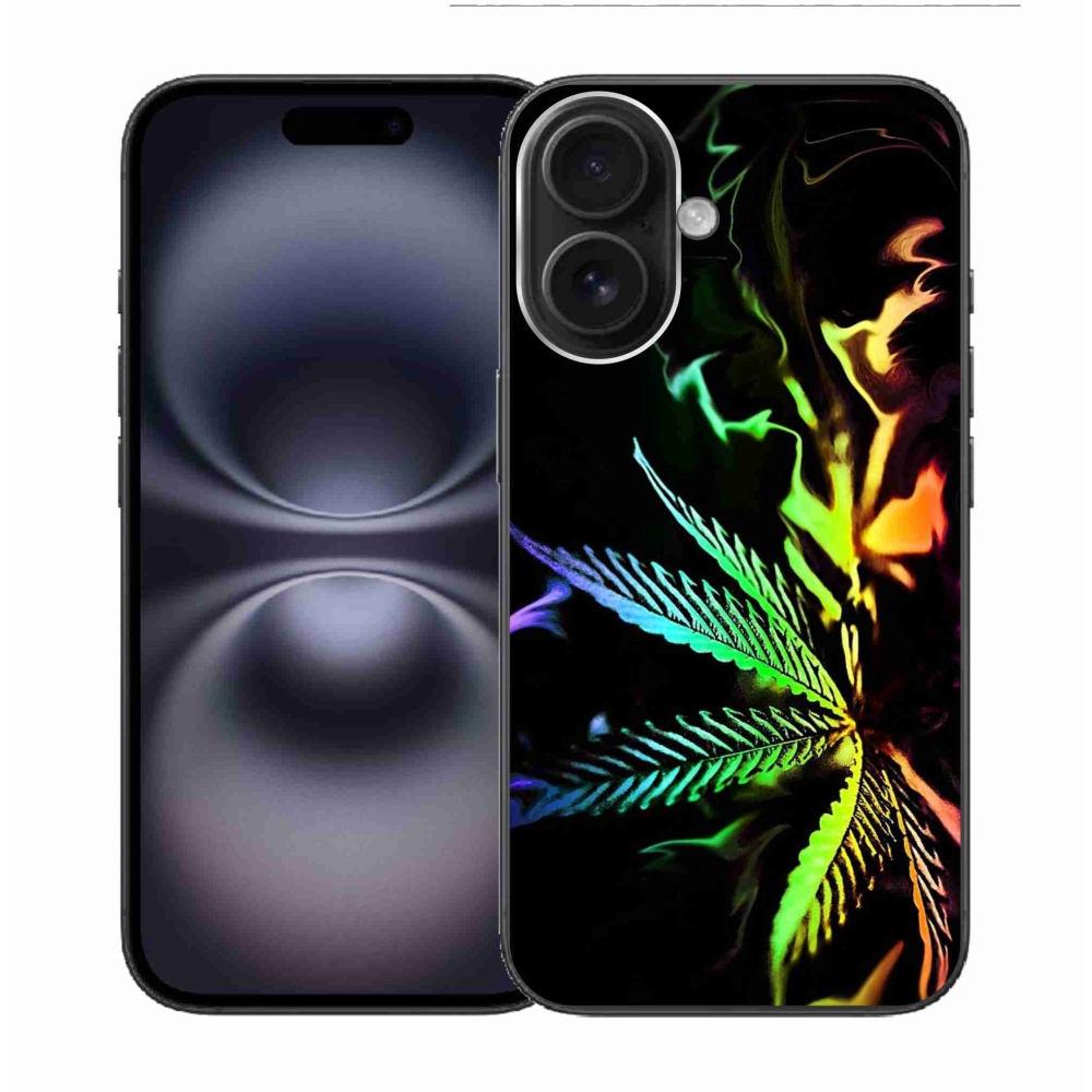 Gelový kryt mmCase na iPhone 16 - konopí 2