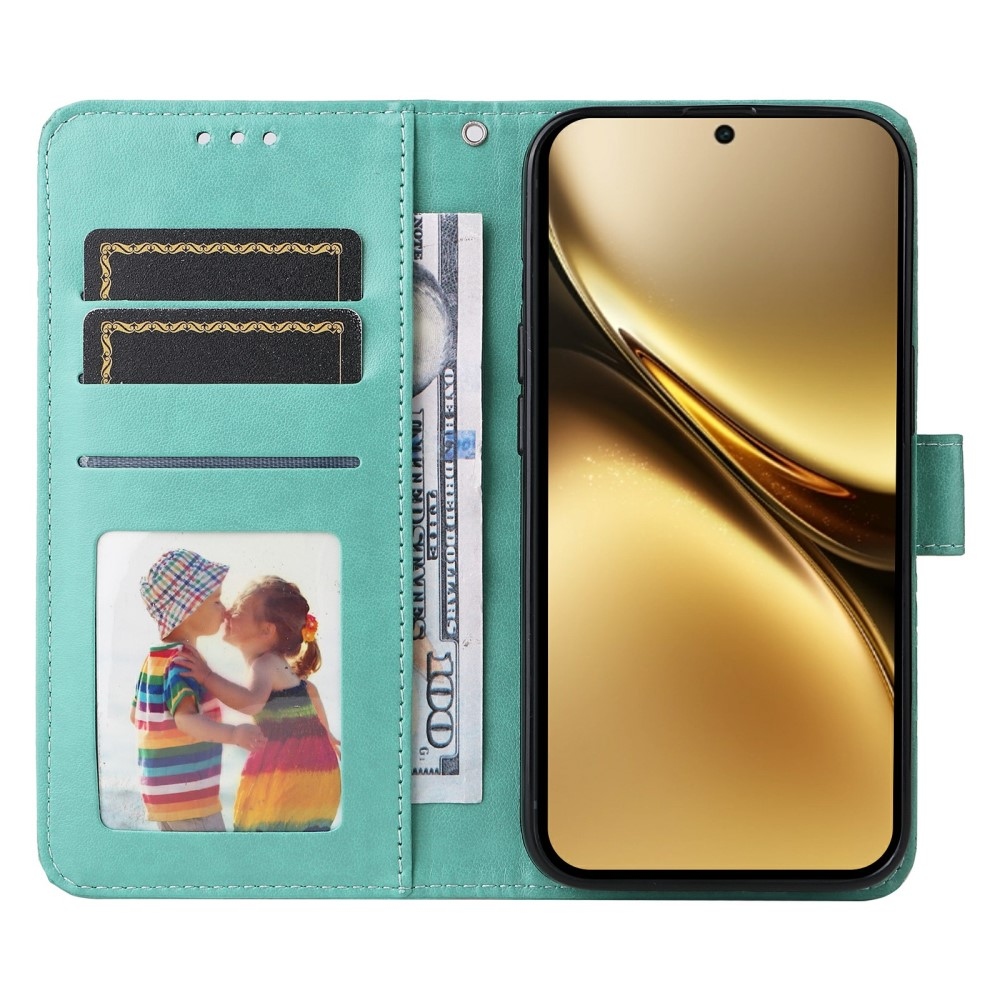 Sunflower knížkové pouzdro na Vivo X200 Pro 5G - zelené