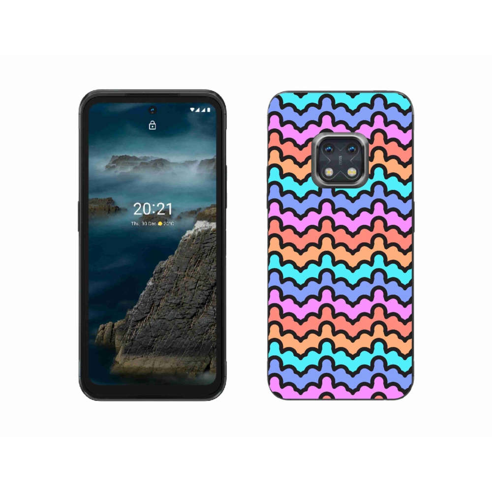 Gelový kryt mmCase na Nokia XR20 - abstraktní motiv 30