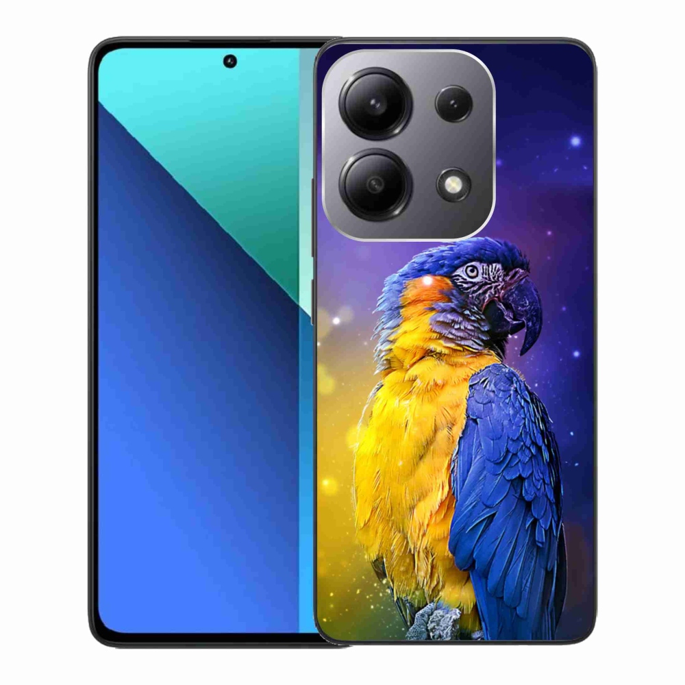 Gelový obal mmCase na Xiaomi Redmi Note 13 - papoušek ara 1