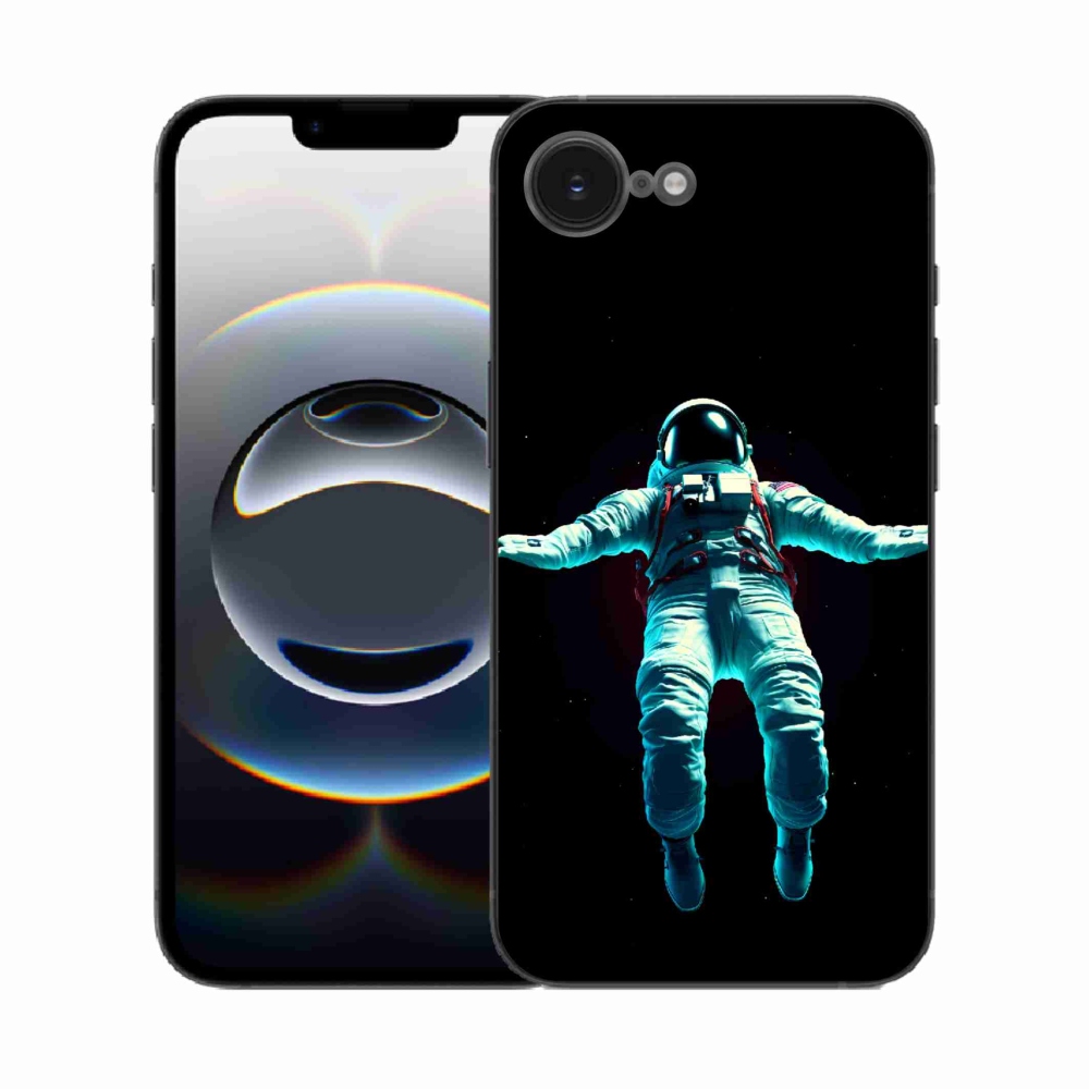 Gelový kryt mmCase na iPhone 16e - kosmonaut
