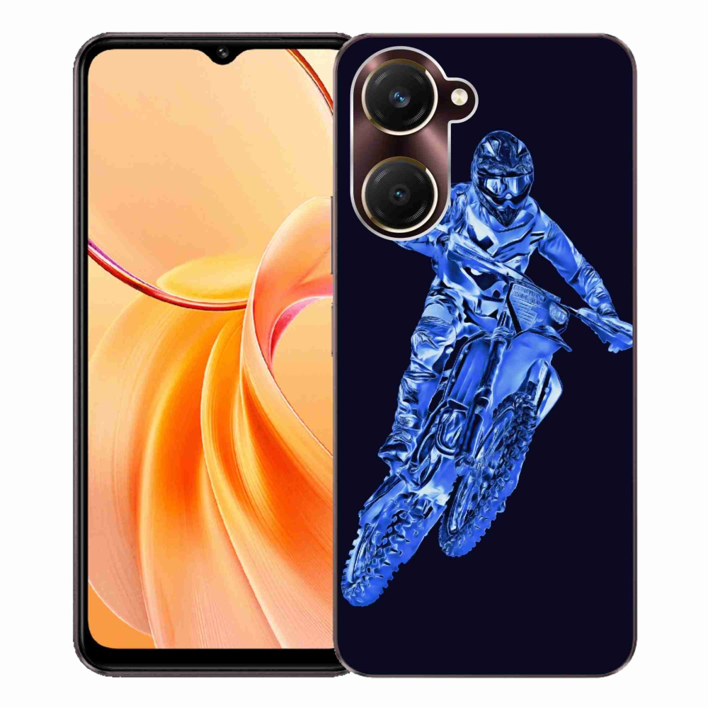 Gelový kryt mmCase na Vivo Y28s 5G - motocross 1