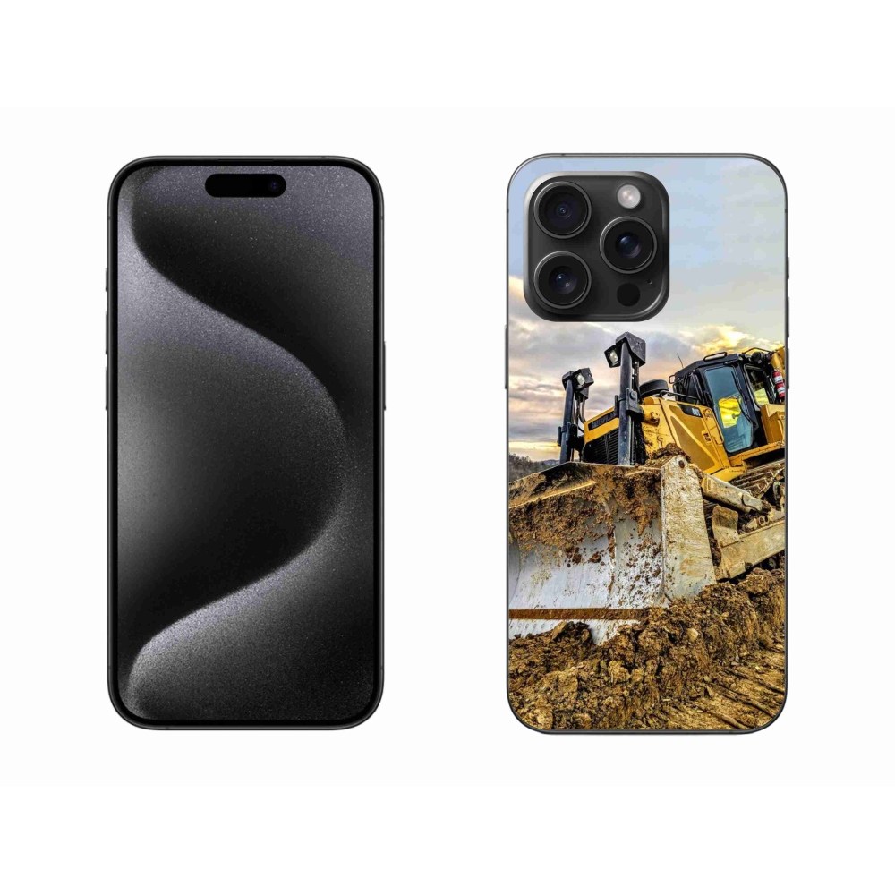 Gelový kryt mmCase na iPhone 15 Pro Max - bagr