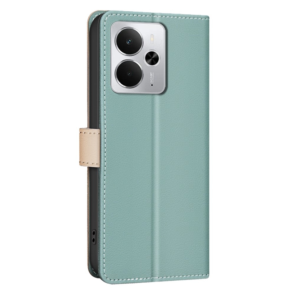 BNF DUO knížkové pouzdro na Realme 14 5G - zelené