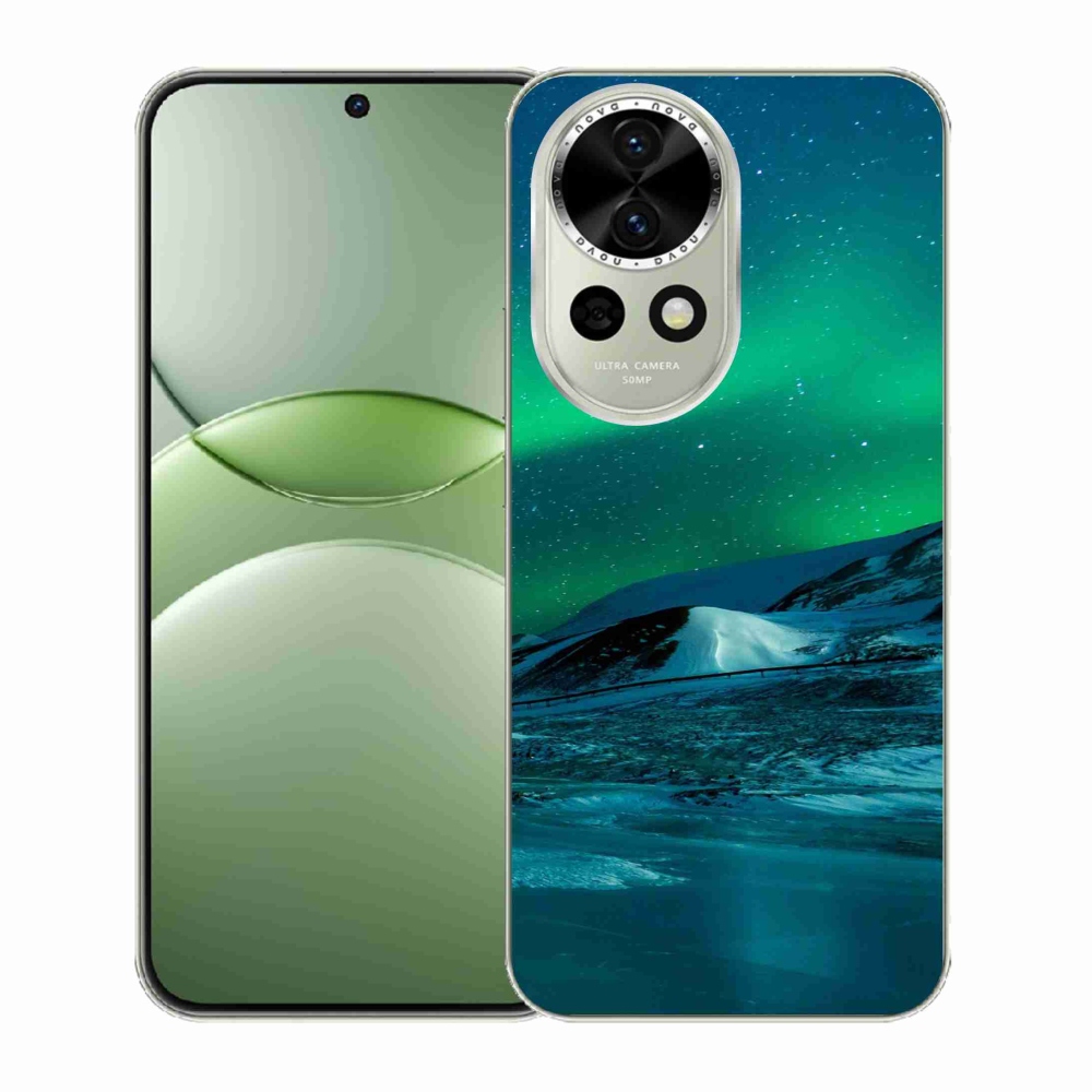 Gelový kryt mmCase na Huawei Nova 13 5G - polární záře