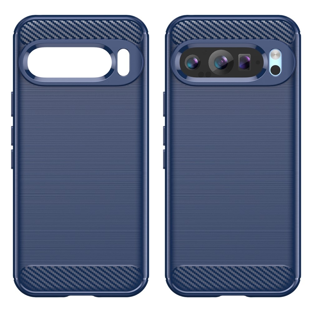 Carbon odolný gelový obal na Google Pixel 9/9 Pro - modrý