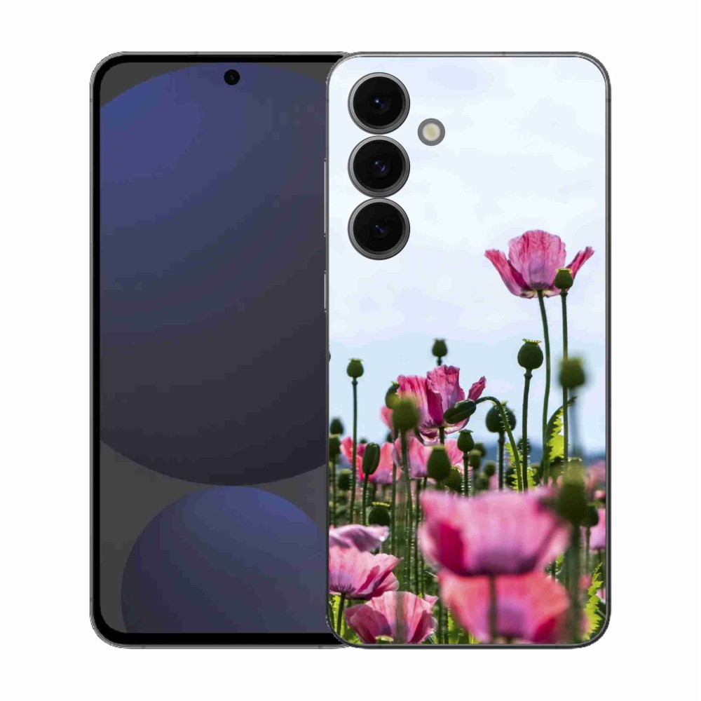 Gelový kryt mmCase na Samsung Galaxy S25 FE - vlčí mák