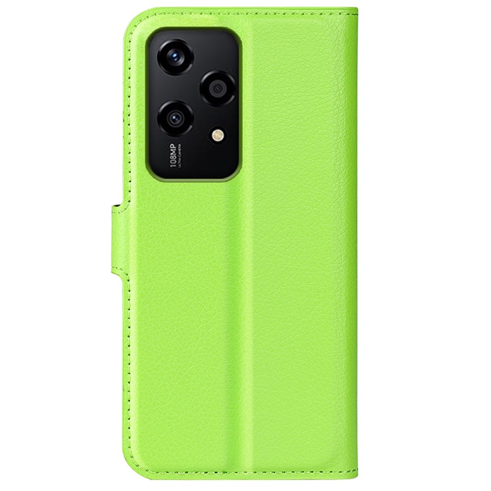 Litchi knížkové pouzdro na Honor 200 Lite 5G - zelené