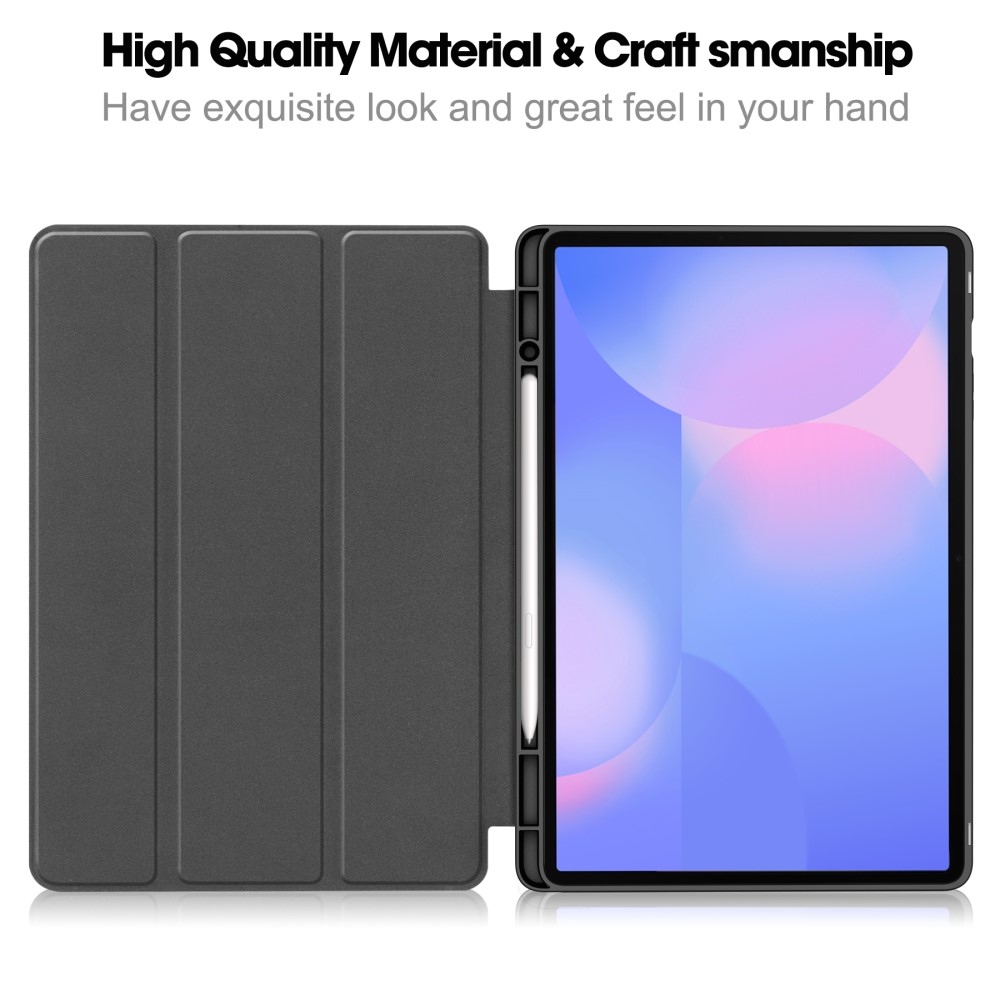 Casy chytré zavírací pouzdro na Samsung Galaxy Tab S10 FE+ - růžovozlaté