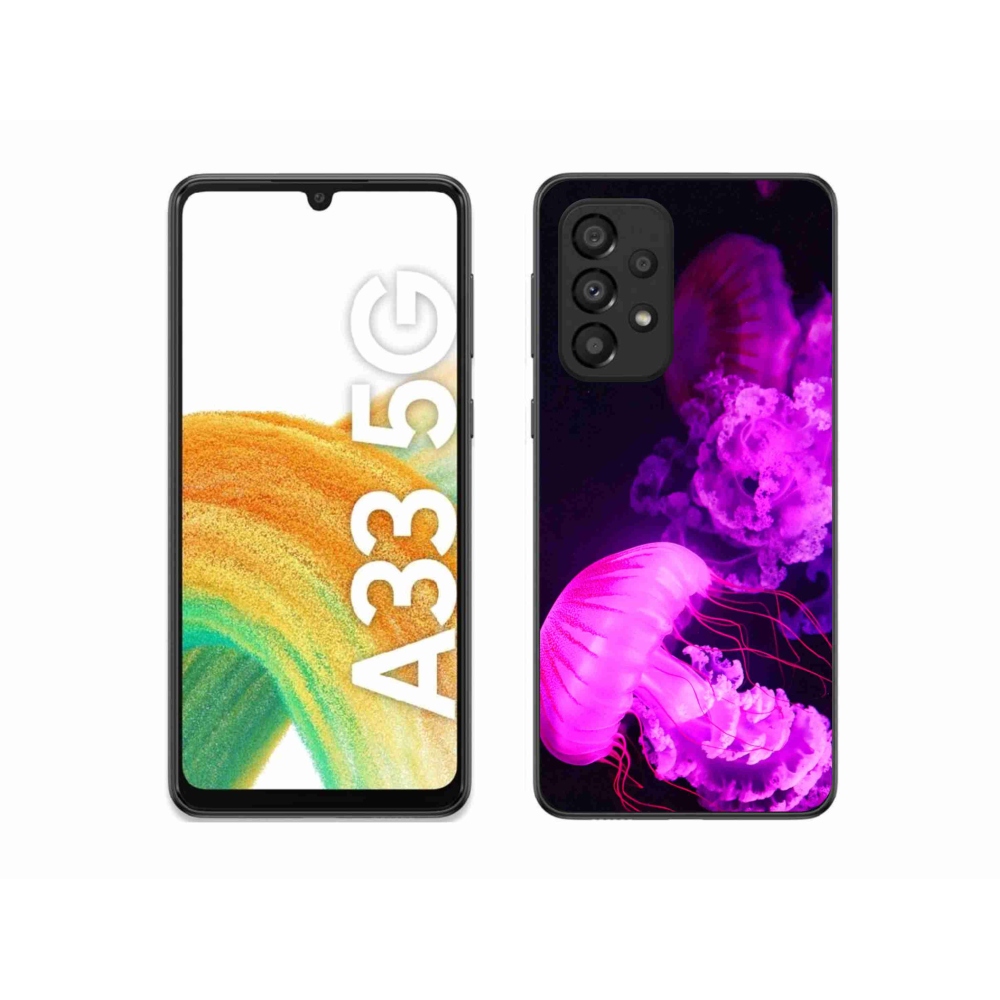 Gelový kryt mmCase na Samsung Galaxy A33 5G - medúza 1