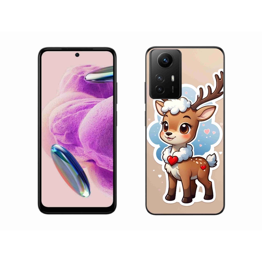 Gelový kryt mmCase na Xiaomi Redmi Note 12S - kreslený sob