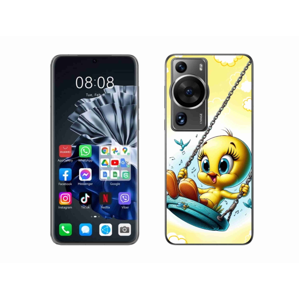 Gelový kryt mmCase na Huawei P60 Pro - tweety