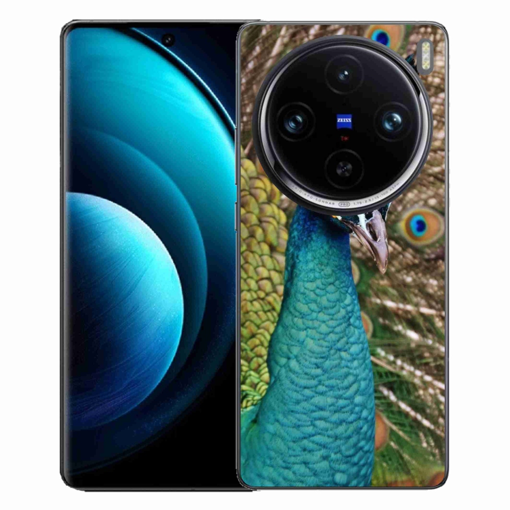 Gelový kryt mmCase na Vivo X100 Pro 5G - páv