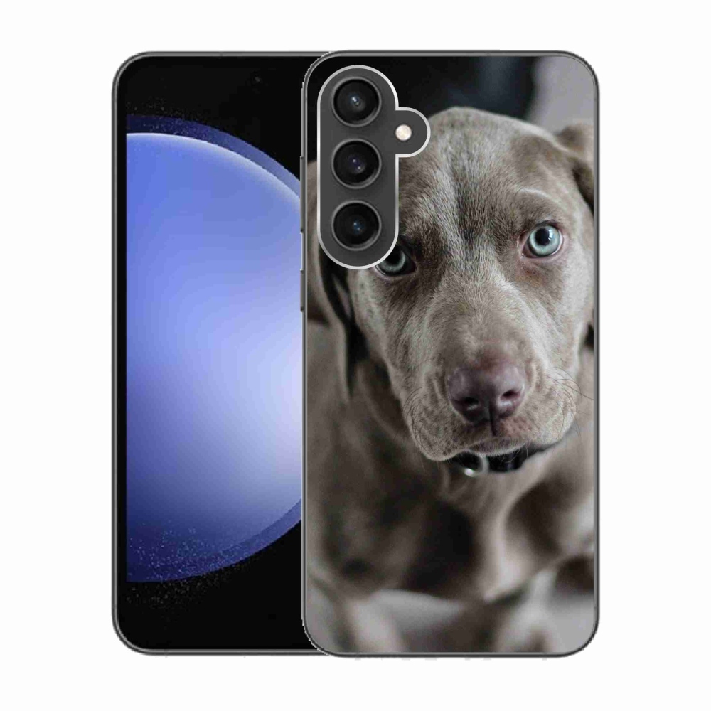 Gelový obal mmCase na Samsung Galaxy S23 FE - výmarský ohař