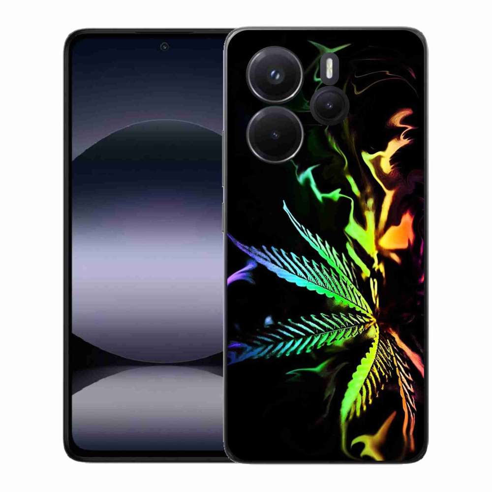 Gelový kryt mmCase na Xiaomi Redmi Note 14 - konopí 2