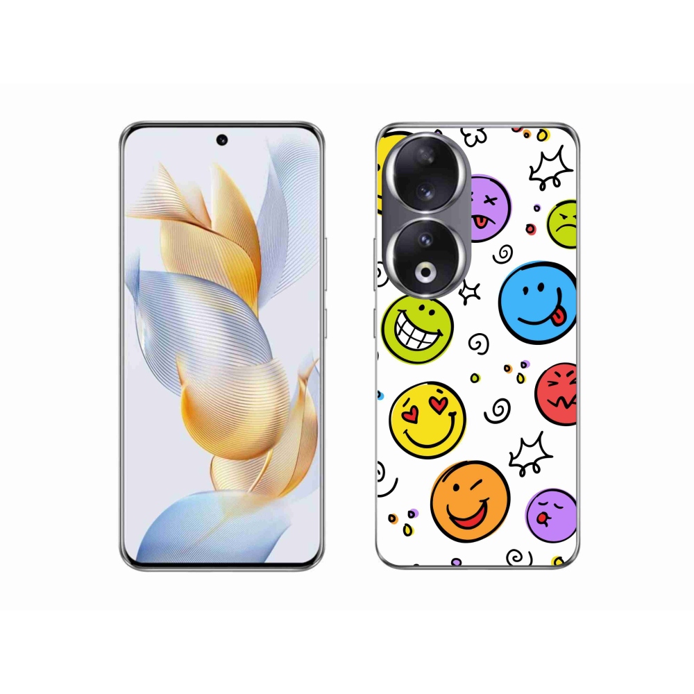 Gelový kryt mmCase na Honor 90 - smajlíci