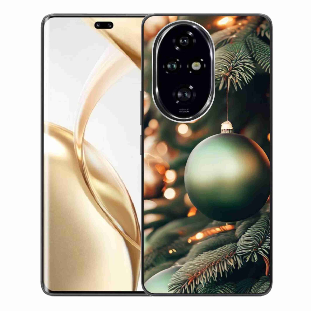 Gelový kryt mmCase na Honor 200 Pro 5G - vánoční ozdoby 1