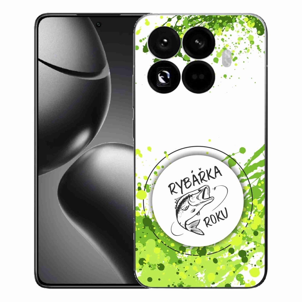 Gelový kryt mmCase na Xiaomi 15T Pro - rybářka roku bílé pozadí