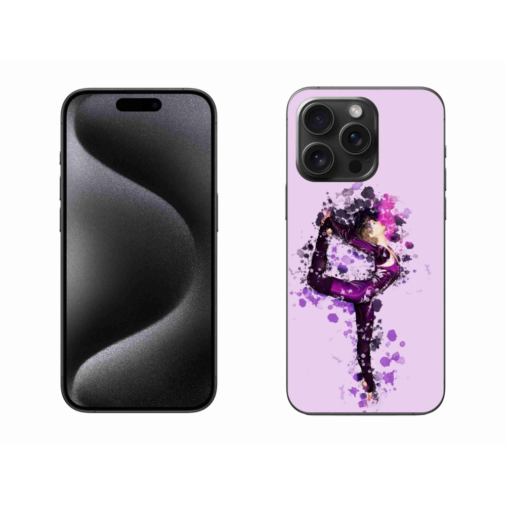 Gelový kryt mmCase na iPhone 15 Pro Max - baletka