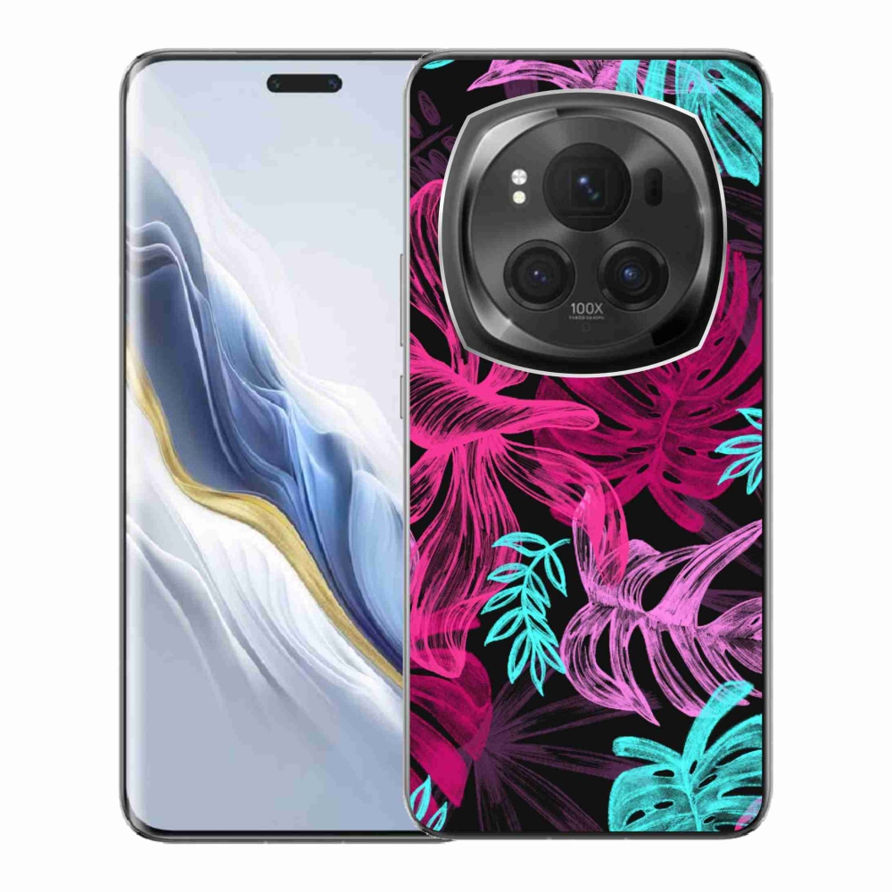 Gelový kryt mmCase na Honor Magic 6 Pro 5G - květiny 1