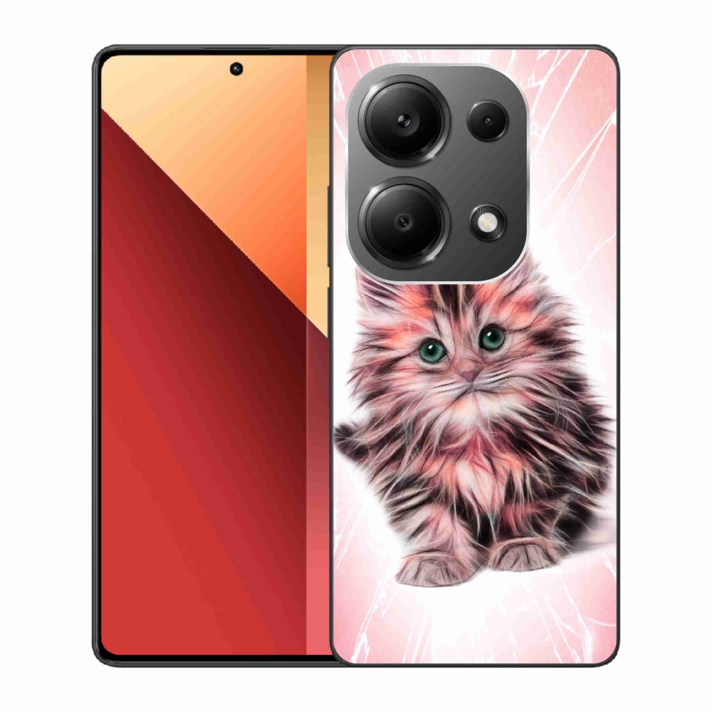 Gelový kryt mmCase na Xiaomi Redmi Note 13 Pro 4G/Poco M6 Pro - roztomilé kotě