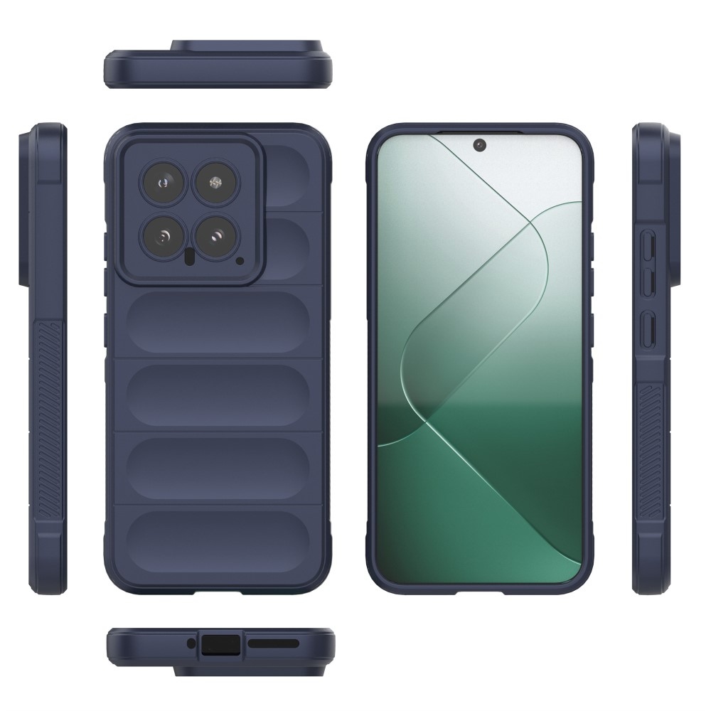 Rugg odolný gelový obal na Xiaomi 14 - tmavěmodrý