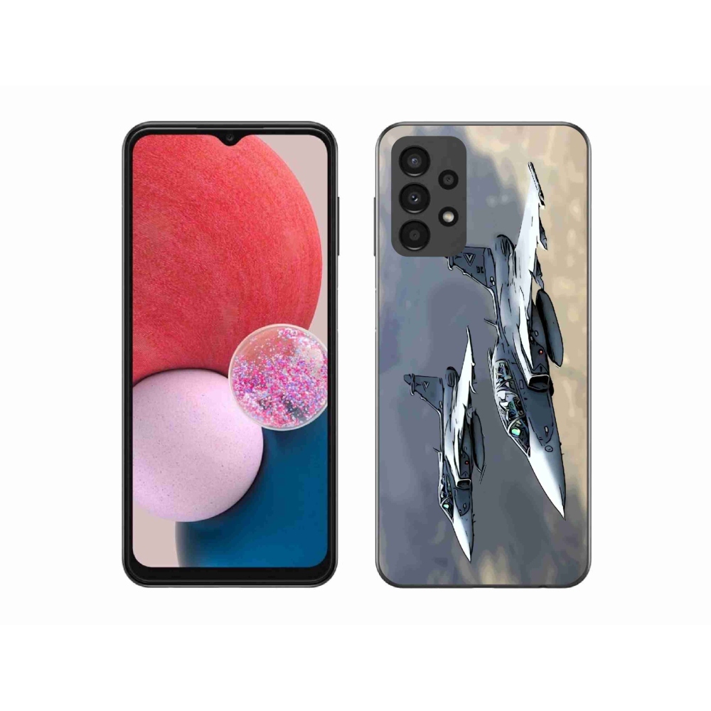 Gelový kryt mmCase na Samsung Galaxy A13 4G - stíhačky