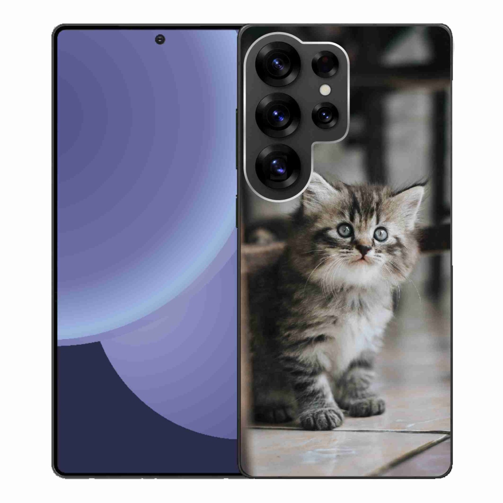 Gelový kryt mmCase na Samsung Galaxy S25 Ultra - koťátko