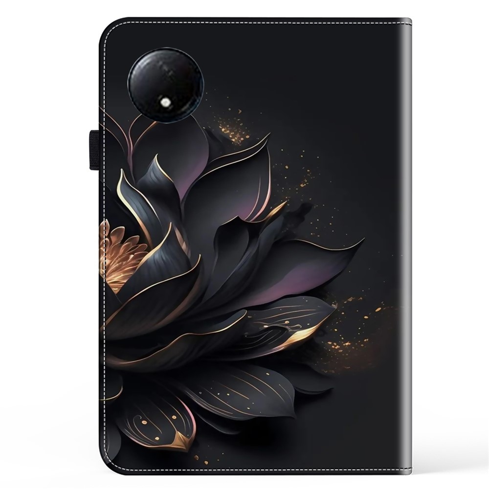 Patts zavírací pouzdro na tablet Xiaomi Redmi Pad SE 8.7 - černý květ