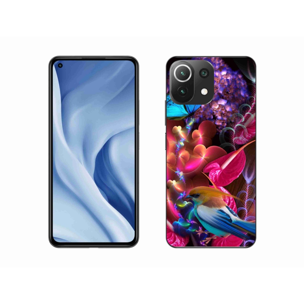 Gelový kryt mmCase na Xiaomi 11 Lite 5G NE - barevné květiny