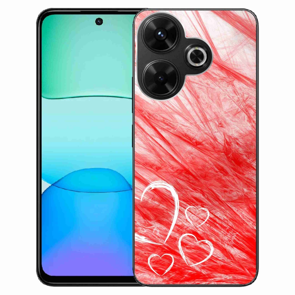 Gelový kryt mmCase na Xiaomi Redmi 13 4G/Poco M6 4G - heart