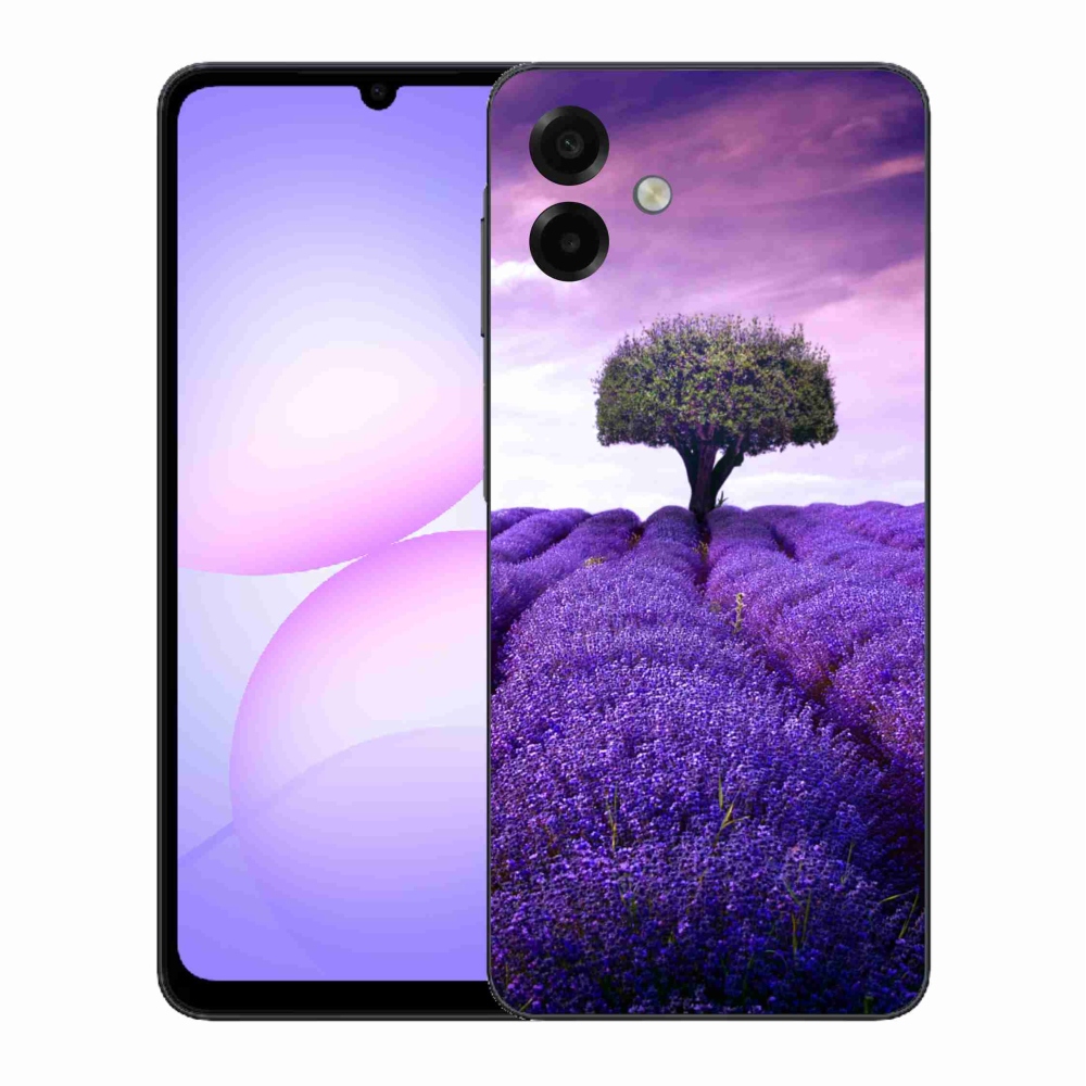 Gelový kryt mmCase na Samsung Galaxy A07 4G - levandulová louka