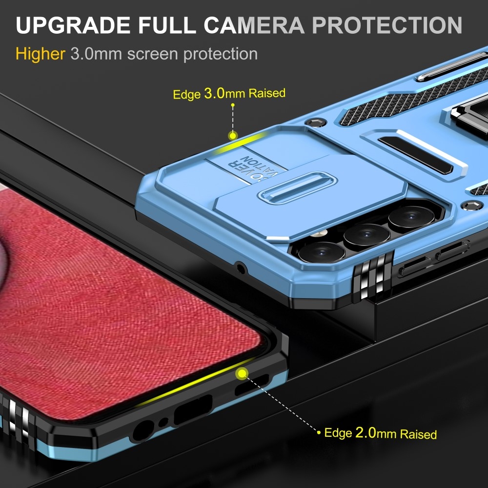 Lens odolný kryt na Samsung Galaxy A05s - světlemodrý